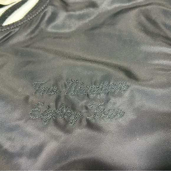 ARITZIA TNA Stadium Jacket Varsity-Inspired Bomber Jacket Black Size L - Picture 8 of 14